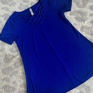 Blue medium women’s tee